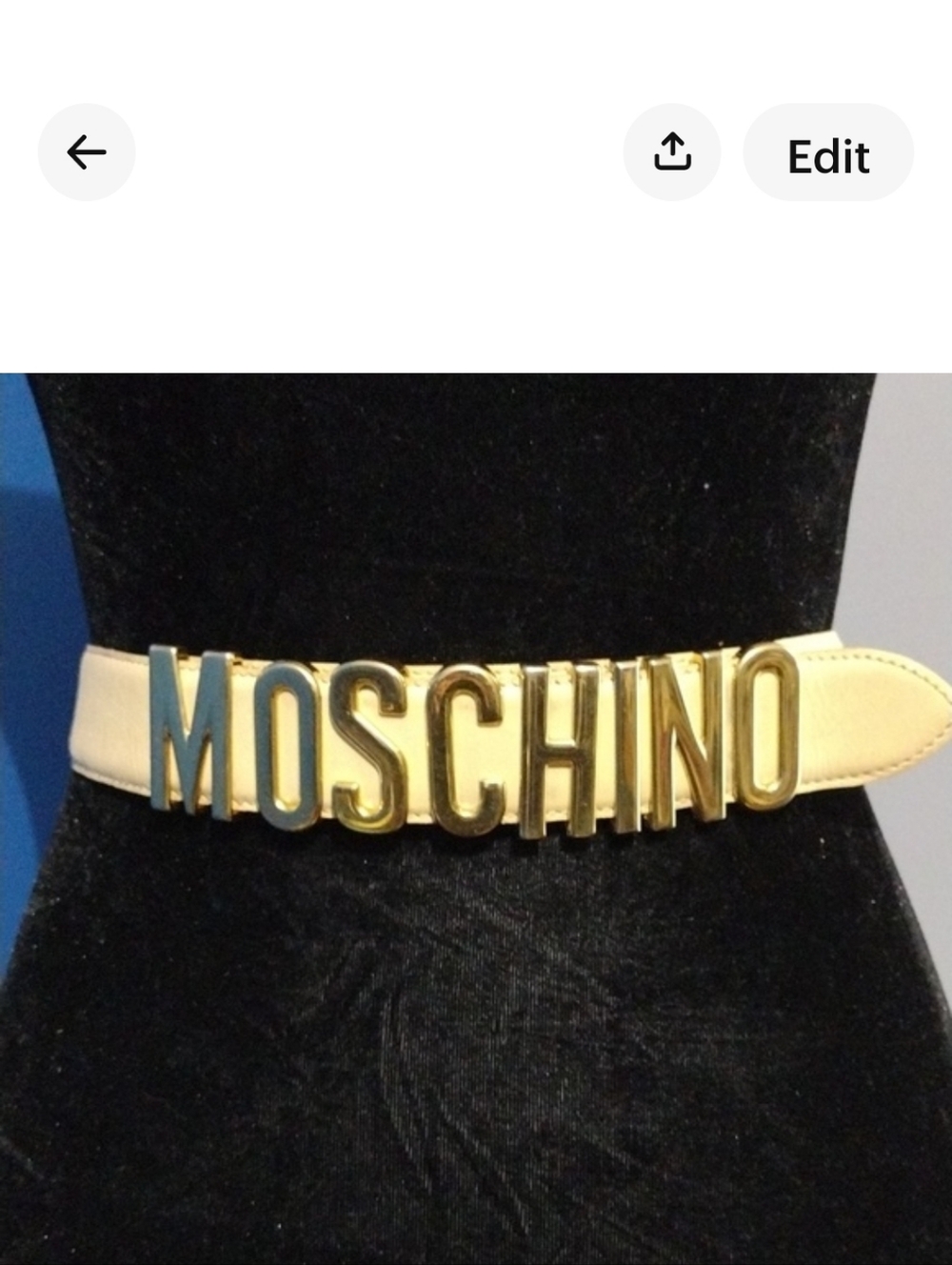 Vintage Moschino Belt
